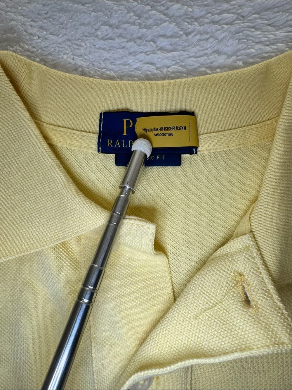 Polo Ralph Lauren Classic Fit Yellow Polo Men M NWT $110